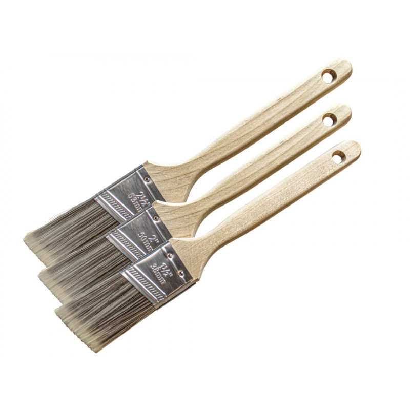 Tradesman Synthetic Sash Brush Set, 3 Piece Tradesman Synthetic Sash Brush Set, 3 Piece