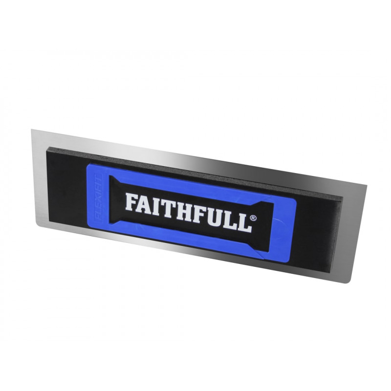 Stainless Steel Flexifit Trowel with Foam 16in Stainless Steel Flexifit Trowel with Foam 16in