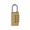 Scan NL1134 Brass Combination Padlock 28mm