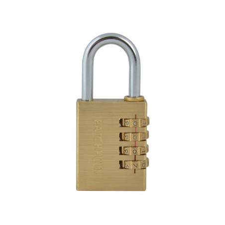 Scan NL1144 Brass Combination Padlock 38mm