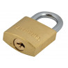 Brass Padlock 25mm 3 Keys