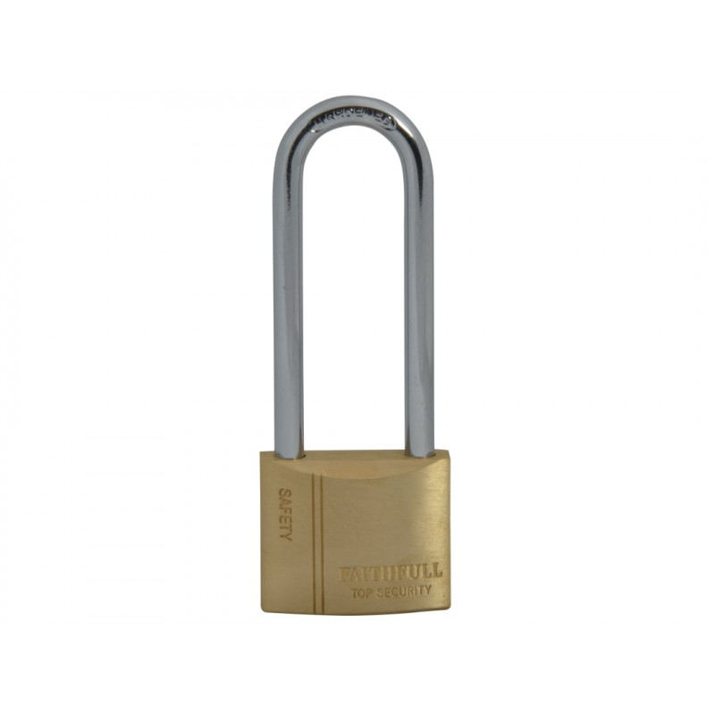 Brass Padlock 40mm Long Shackle 3 Keys Brass Padlock 40mm Long Shackle 3 Keys