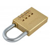 Scan NL1144 Brass Combination Padlock 38mm