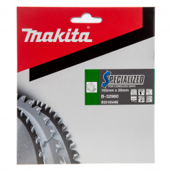Makita B-32960 SPECIALIZED Circular Saw Blade for Wood 165 × 20mm × 40T