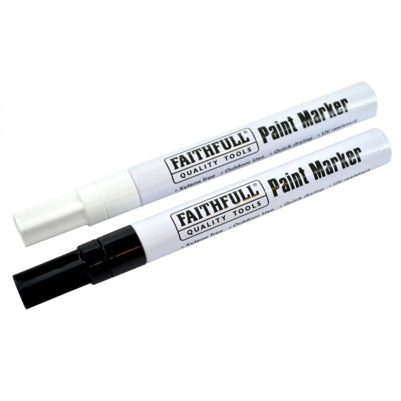 Paint Marker Pen Black & White (Pack 2) Paint Marker Pen Black & White (Pack 2)