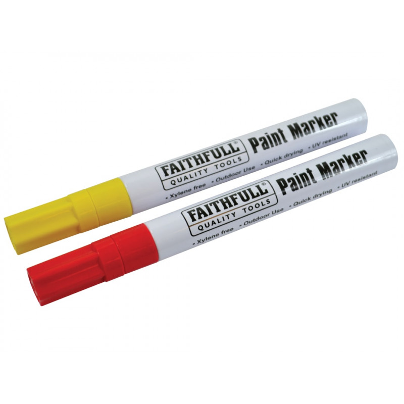 Paint Marker Pen Yellow & Red (Pack 2) Paint Marker Pen Yellow & Red (Pack 2)