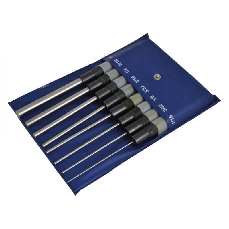 Long Series Pin Punch Set, 8 Piece Long Series Pin Punch Set, 8 Piece