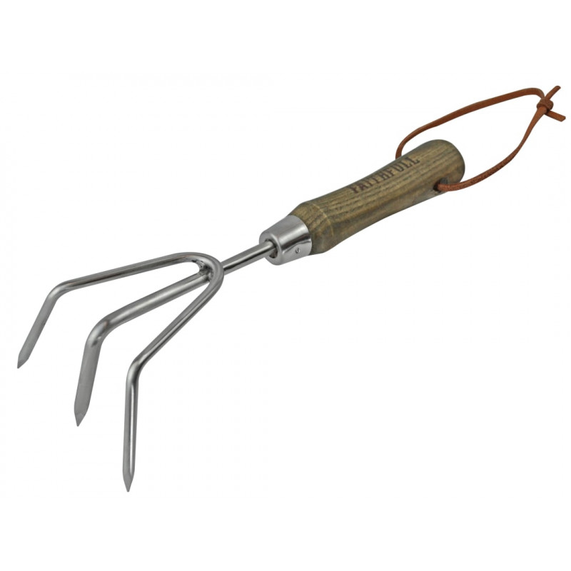 Prestige Stainless Steel Hand Cultivator Ash Handle Prestige Stainless Steel Hand Cultivator Ash Handle