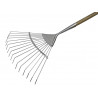 Prestige Stainless Steel Lawn Rake Ash Handle