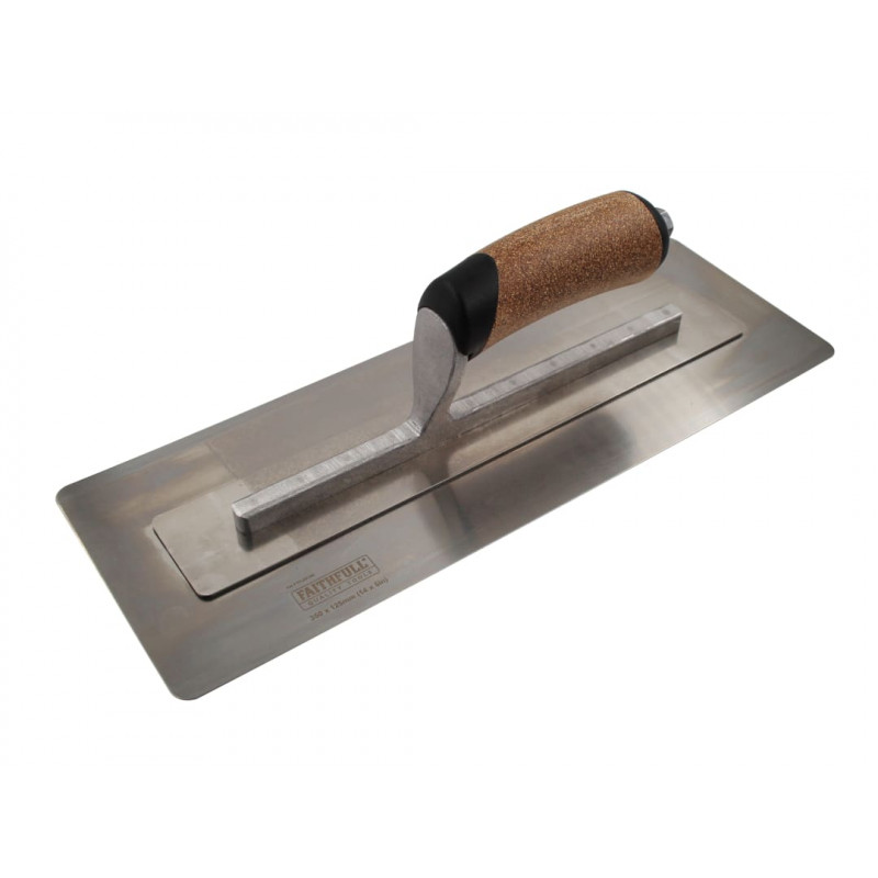 Flex Finishing Trowel with Cork Handle 350mm (14in) Flex Finishing Trowel with Cork Handle 350mm (14in)