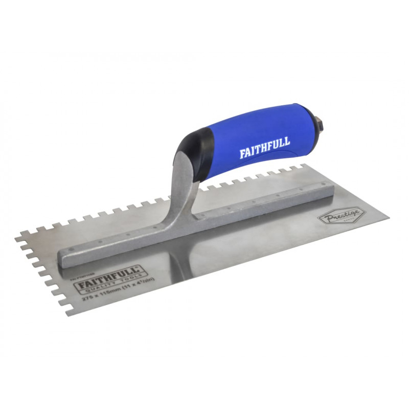 Prestige Notched Trowel 275 x 115mm (11 x 4.1/2in) 6mm Notch Prestige Notched Trowel 275 x 115mm (11 x 4.1/2in) 6mm Notch
