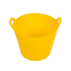 XTrade X0900250 100% Recycled Yellow Flexi-Tub 25L