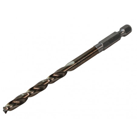 HSSE M35 Cobalt Quick-Change Impact Drill Bit 2.5mm OL:73mm WL:30mm