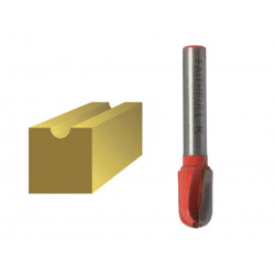 Router Bit TCT Radius 5.0 x 18mm 1/4in Shank