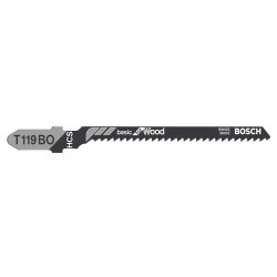 Bosch T119BO Basic Jigsaw Blade for Wood 83mm (Pack of 5)