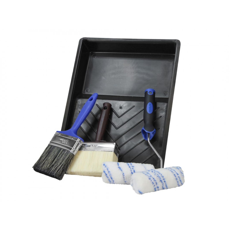Wood Care Paint Brush & Roller Kit, 6 Piece Wood Care Paint Brush & Roller Kit, 6 Piece