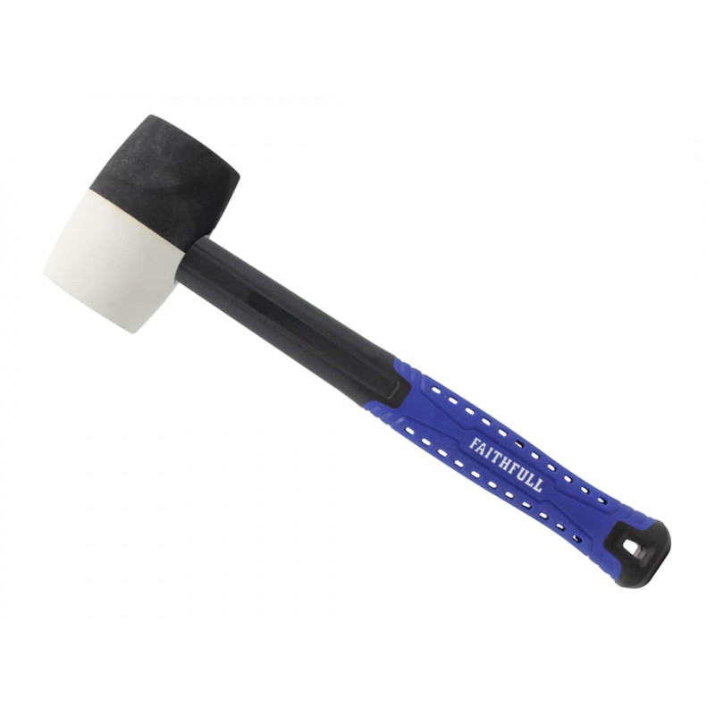 Black & White Fibreglass Mallet 16oz Black & White Fibreglass Mallet 16oz