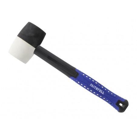Black & White Fibreglass Mallet 16oz