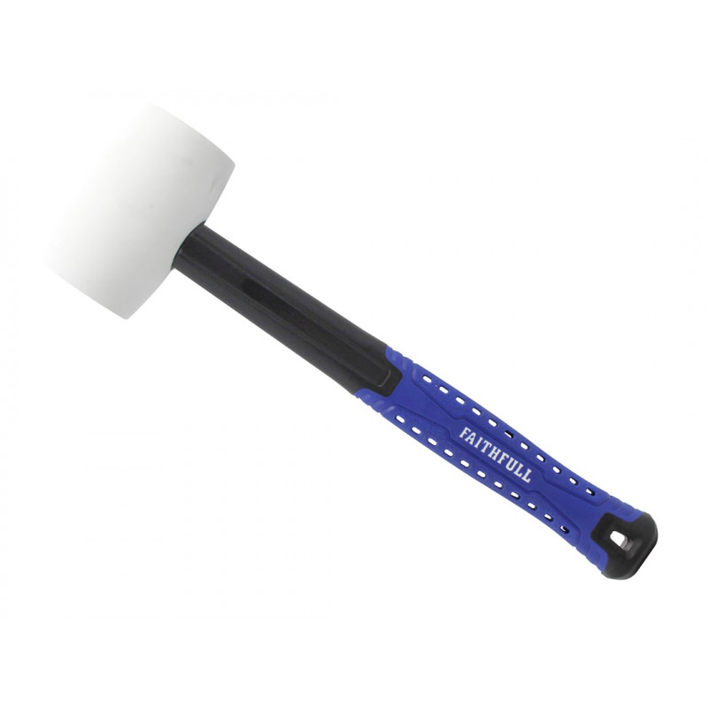 White Fibreglass Mallet 16oz White Fibreglass Mallet 16oz