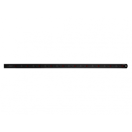 Matt Black Stainless Steel Measuring Rule 1000mm