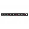 Matt Black Stainless Steel Measuring Rule 150mm