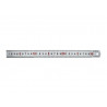 Matt Silver Measuring Rule 300mm