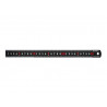 Matt Black Stainless Steel Measuring Rule 300mm
