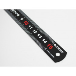 Matt Black Stainless Steel Measuring Rule 150mm