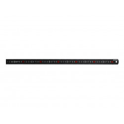 Matt Black Stainless Steel Measuring Rule 600mm
