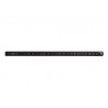 Matt Black Stainless Steel Measuring Rule 600mm