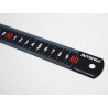Matt Black Stainless Steel Measuring Rule 600mm