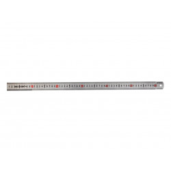 Matt Silver Measuring Rule 600mm