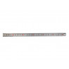 Matt Silver Measuring Rule 600mm
