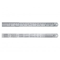 Steel Rule 300mm / 12in x 25mm