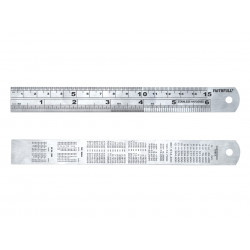 Steel Rule 150mm / 6in x 19mm