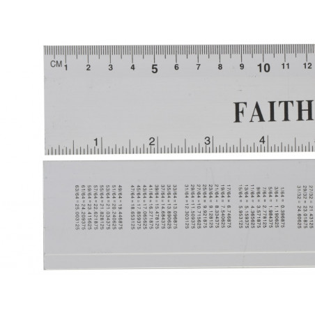 Aluminium Rule 300mm / 12in