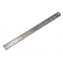 Steel Rule 300mm / 12in x 25mm