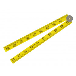 Folding Rule Yellow ABS Plastic 1m (36in)