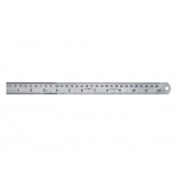 Steel Rule 300mm / 12in x 25mm