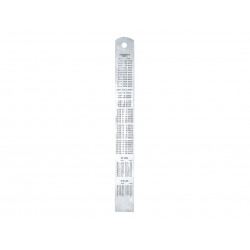 Steel Rule 150mm / 6in x 19mm