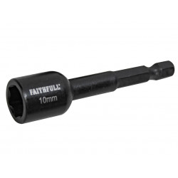 Magnetic Impact Nut Driver 10mm x 1/4in Hex