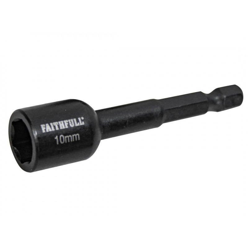 Magnetic Impact Nut Driver 10mm x 1/4in Hex