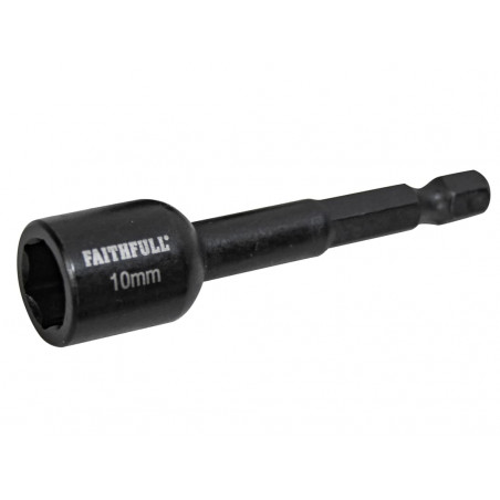 Magnetic Impact Nut Driver 10mm x 1/4in Hex