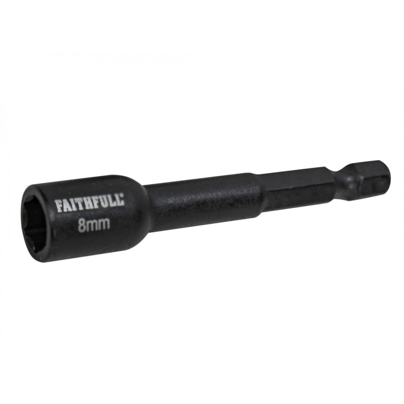 Magnetic Impact Nut Driver 8mm x 1/4in Hex Magnetic Impact Nut Driver 8mm x 1/4in Hex