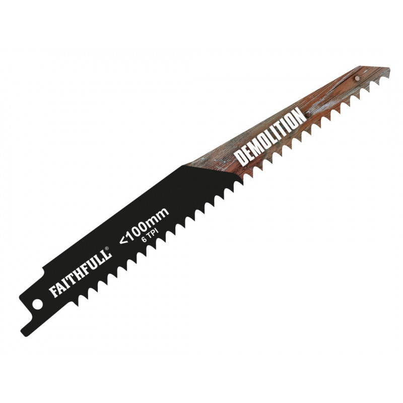 S1111DF Bi-Metal Sabre Saw Blade Demolition 228mm 6 TPI (Pack of 5) S1111DF Bi-Metal Sabre Saw Blade Demolition 228mm 6 TPI (Pack of 5)