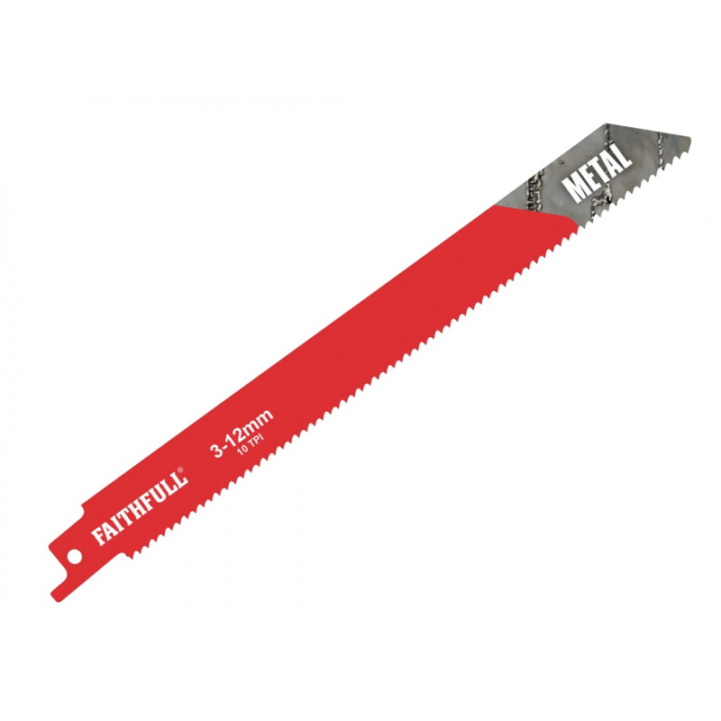 S1118BF Sabre Saw Blade Metal 200mm 10 TPI (Pack of 5) S1118BF Sabre Saw Blade Metal 200mm 10 TPI (Pack of 5)