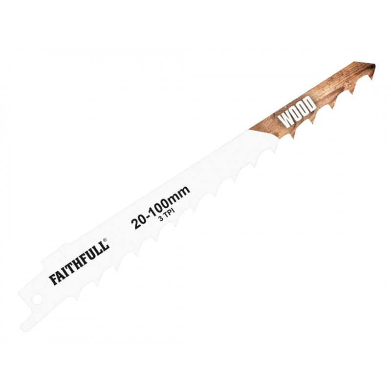 S617K Sabre Saw Blade Wood 150mm 3 TPI (Pack of 5) S617K Sabre Saw Blade Wood 150mm 3 TPI (Pack of 5)