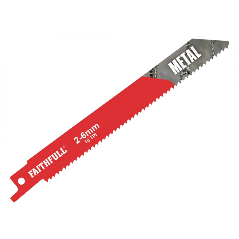 S918E Sabre Saw Blade Metal 150mm 18 TPI (Pack of 5) S918E Sabre Saw Blade Metal 150mm 18 TPI (Pack of 5)