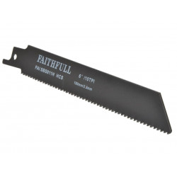 S811H Sabre Saw Blade Wood 150mm 10 TPI (Pack of 5)