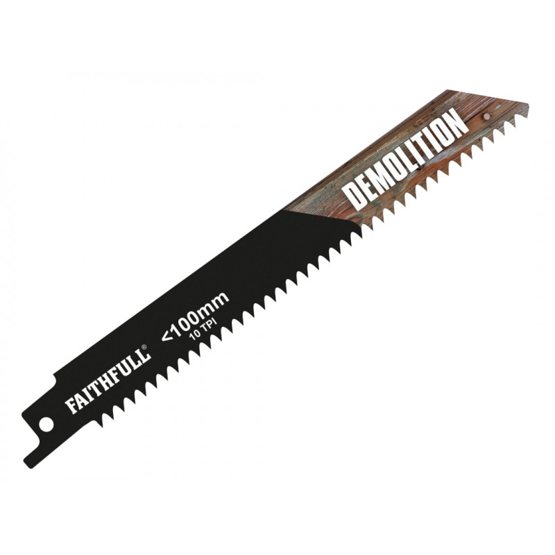 S922HF Bi-Metal Sabre Saw Blade Demolition 150mm 10 TPI (Pack 5) S922HF Bi-Metal Sabre Saw Blade Demolition 150mm 10 TPI (Pack 5)